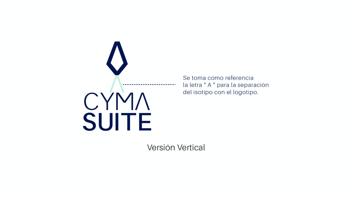 Logotipo de CymaSuite en su versión vertical